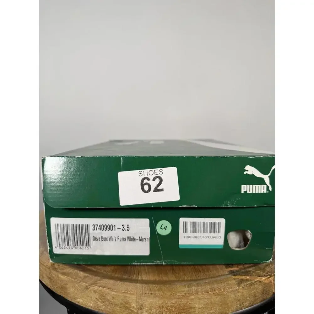 NWB Puma Deva Boot Women's White Lifestyle Sneakers Shoes Size 6 - Picture 10 of 10